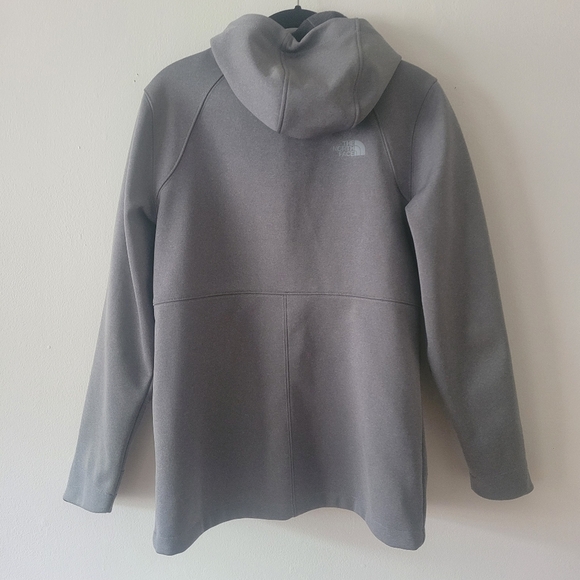 North Face Windwall Womens Jacket Small Gray Warm Layer Outdoor Midweight - Picture 4 of 6